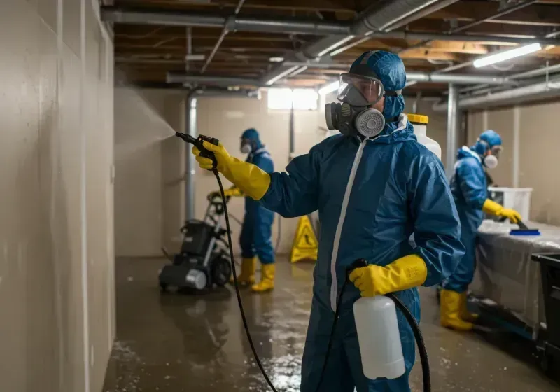 Basement Sanitization and Antimicrobial Treatment process in Chino Valley, AZ